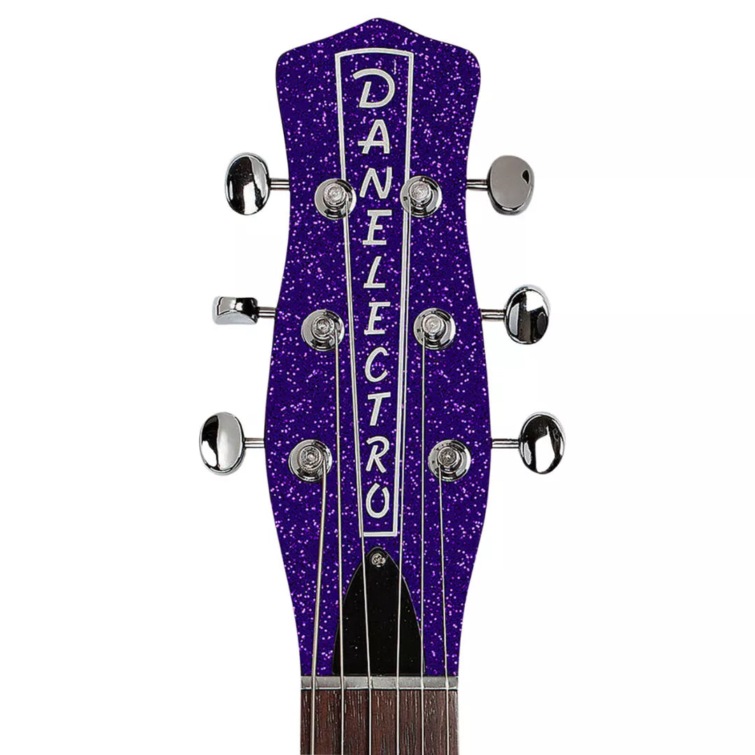 Danelectro Blackout 59 Electric Guitar, Purple Metal Flake