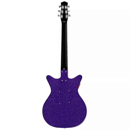 Danelectro Blackout 59 Electric Guitar, Purple Metal Flake