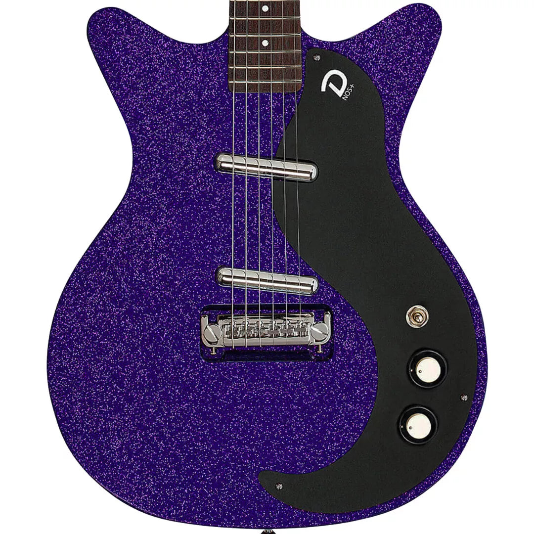 Danelectro Blackout 59 Electric Guitar, Purple Metal Flake