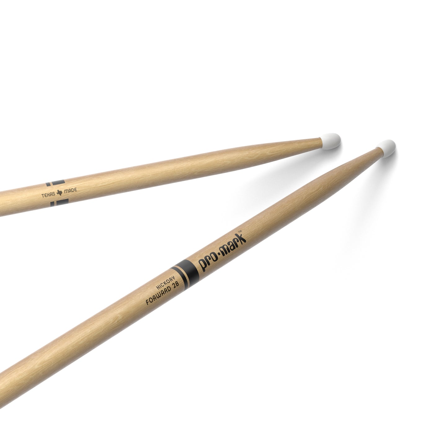 ProMark TX2BN Classic Forward 2B Hickory Drumstick, Oval Nylon Tip
