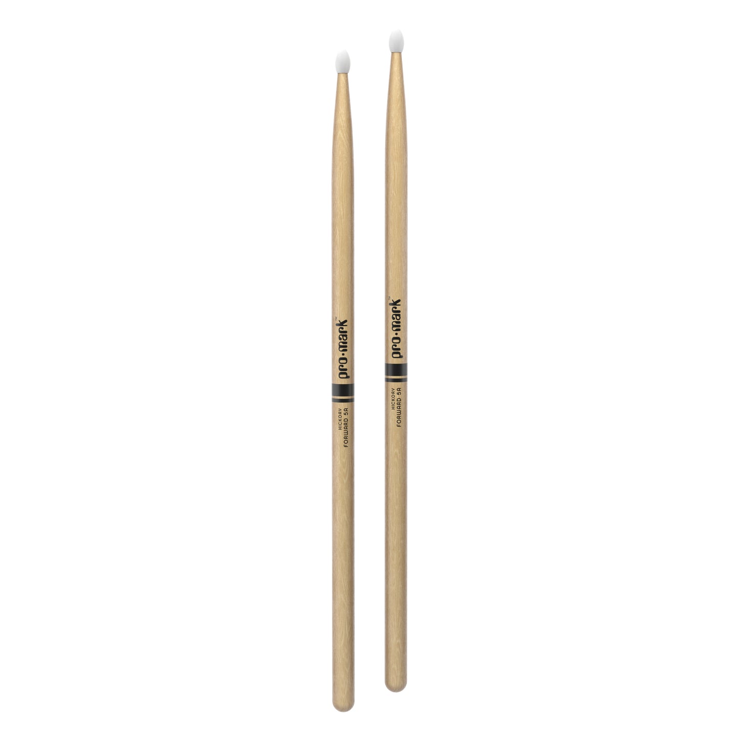ProMark TX5AN Classic Forward 5A Hickory Drumstick, Oval Nylon Tip