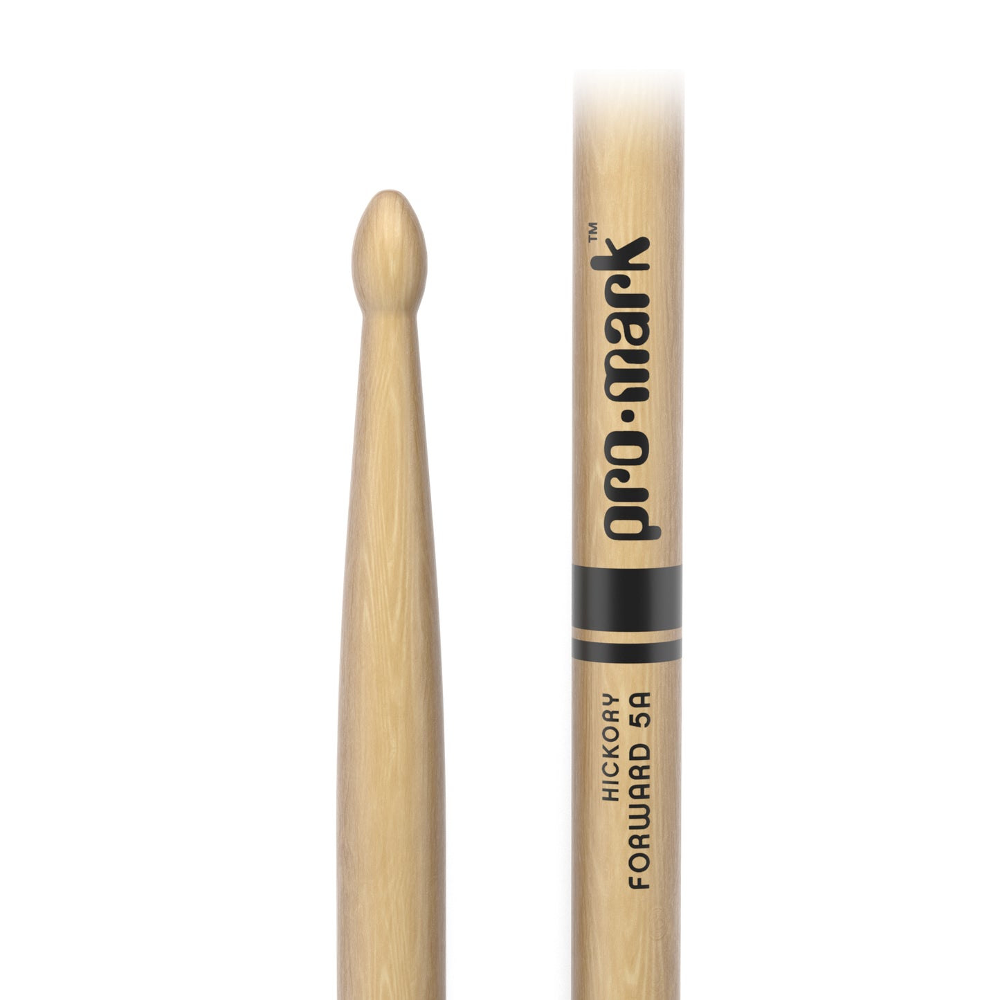 ProMark TX5AW Classic Forward 5A Hickory Drumstick, Oval Wood Tip