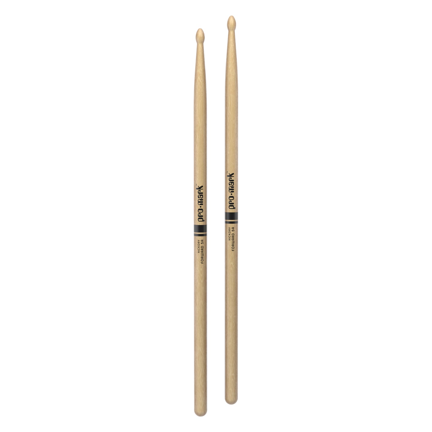 ProMark TX5AW Classic Forward 5A Hickory Drumstick, Oval Wood Tip