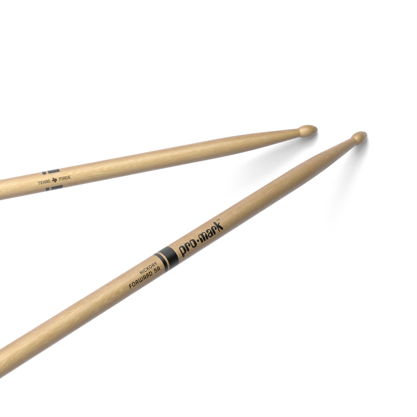 ProMark TX5AW Classic Forward 5A Hickory Drumstick, Oval Wood Tip