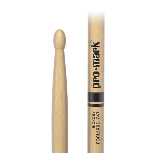 ProMark TX747W Classic Forward 747 Hickory Drumstick, Oval Wood Tip