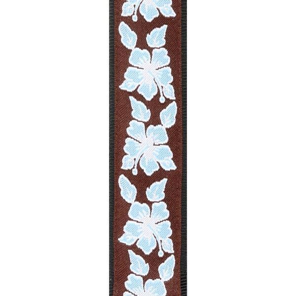 D'Addario 1.5" Nylon Comfortable Secure Ukulele Strap with Aloha Flowers