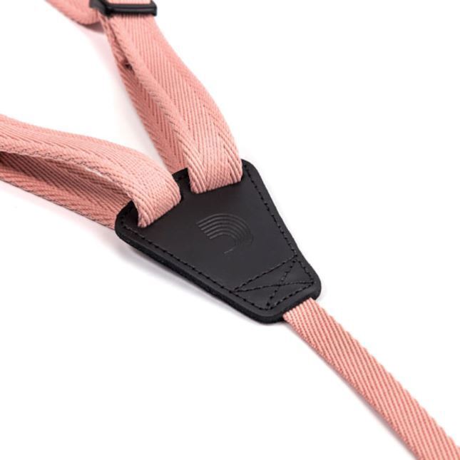 D'Addario 19UKE04 Eco-Comfort Ukulele Strap, Coral