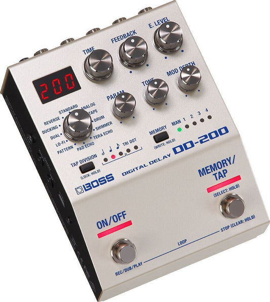 Boss DD-200 Digital Delay Guitar Effects Pedal