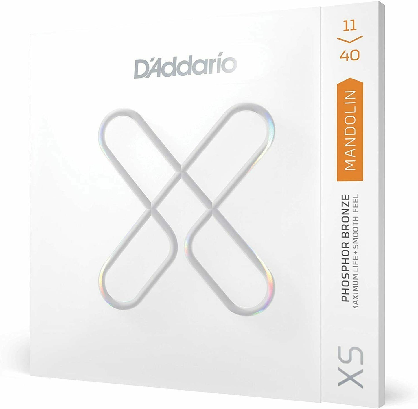 D'Addario XSM1140 Coated Phosphor Bronze Mandolin Strings, Medium, 11-40
