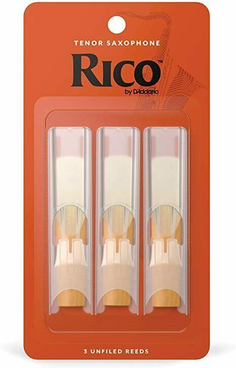 Rico by D'Addario Tenor Sax Reeds, Strength 2, 3-pack, RKA0320