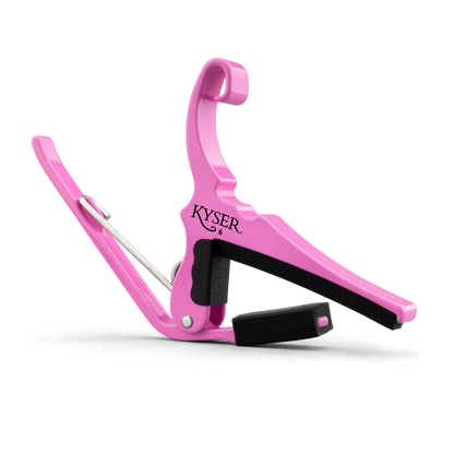 Kyser KG6PRA Quick-Change Acoustic Guitar Capo, Pink Revival