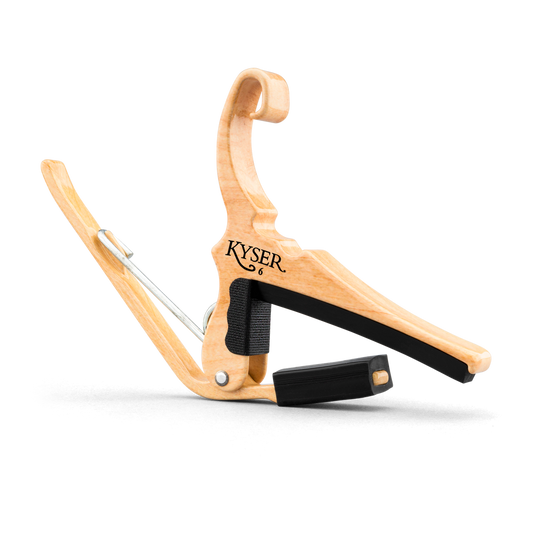 Kyser KG6MA Quick-Change Acoustic Guitar Capo, Maple