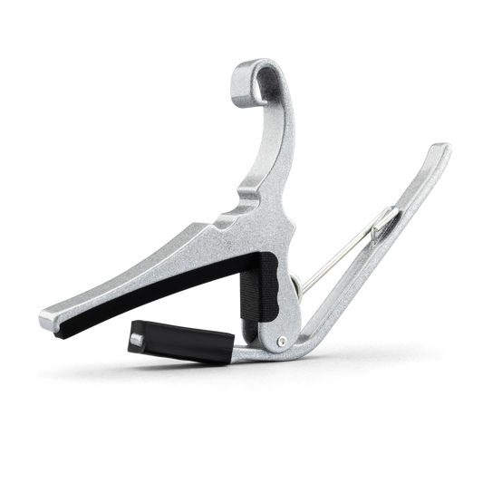 Kyser KG6SA Quick-Change Acoustic Guitar Capo, Silver
