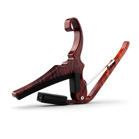 Kyser KG6RWA Quick-Change Acoustic Guitar Capo, Rosewood