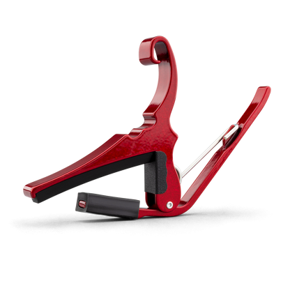 Kyser KG6RA Quick-Change Acoustic Guitar Capo, Ruby Red
