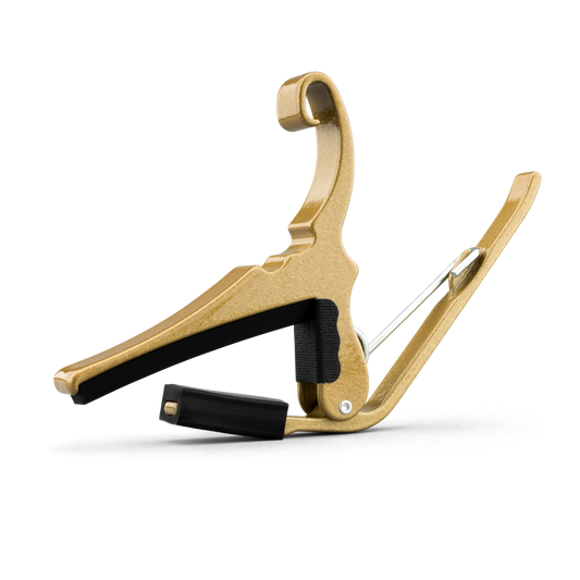 Kyser KG6GA Quick-Change Acoustic Guitar Capo, Gold