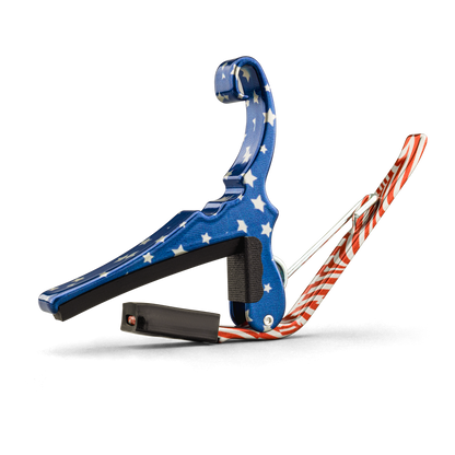 Kyser KG6STARA Quick-Change Acoustic Guitar Capo, Stars & Stripes