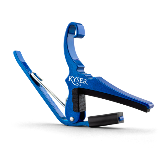 Kyser KG6BLA Quick-Change Acoustic Guitar Capo, Blue