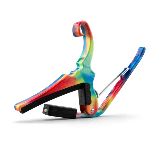 Kyser KG6TDA Quick-Change Acoustic Guitar Capo, Tie Dye