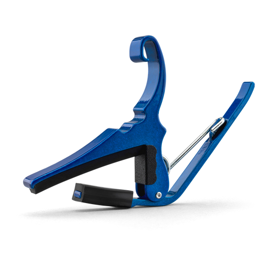 Kyser KG6BLA Quick-Change Acoustic Guitar Capo, Blue
