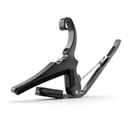 Kyser KG6BCA Quick-Change Acoustic Guitar Capo, Black Chrome