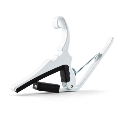 Kyser KG6WA Quick-Change Acoustic Guitar Capo, White