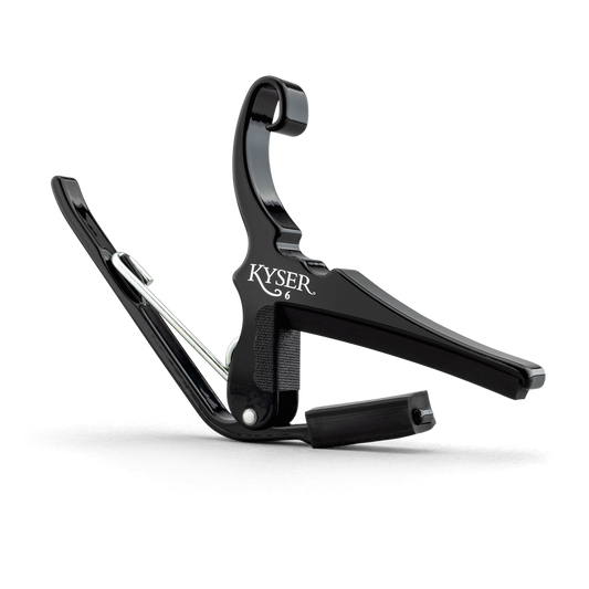 Kyser KG6BA Quick-Change Acoustic Guitar Capo, Black