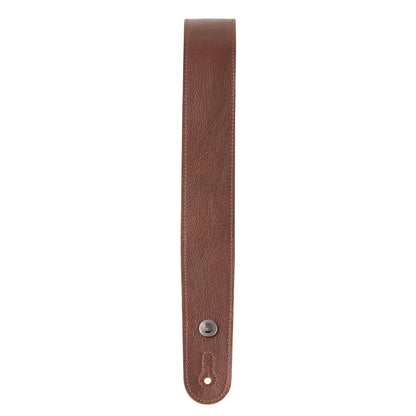 D'Addario 20GL01 Slim Garment Leather Guitar Strap, Brown