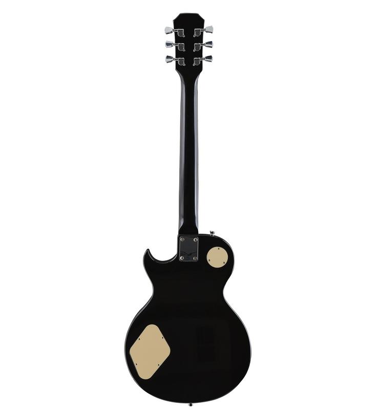 Austin AS6PROBK Classic Archtop Single Cutaway, Super 6-Pro Black