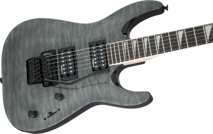 Jackson JS Series Dinky™ Arch Top JS32Q DKA, Amaranth Fingerboard, Transparent Black