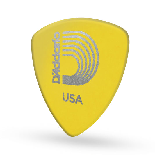 D'Addario Duralin Guitar Picks, Light/Medium, 25 pack, Wide Shape, 2DYL3-25