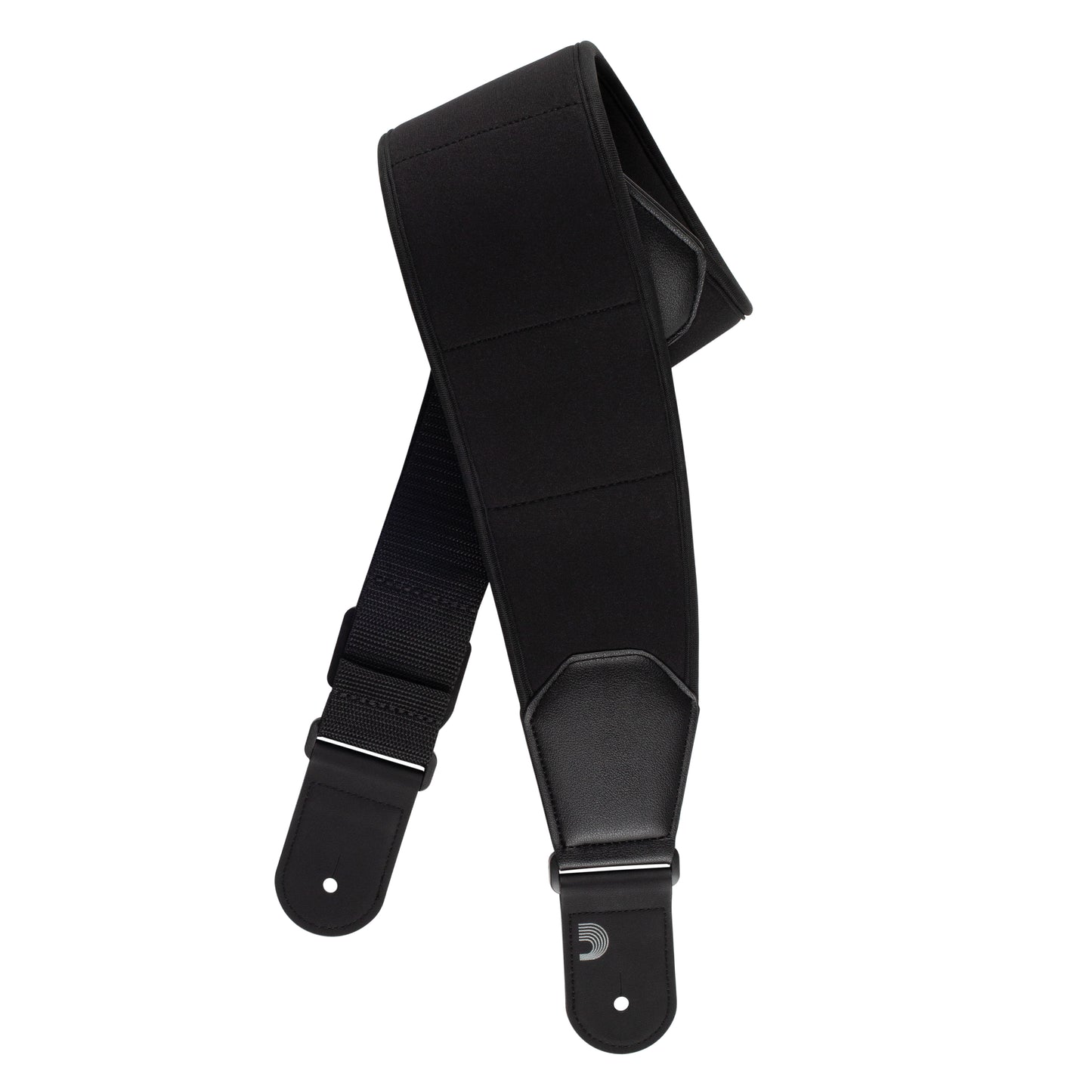 D'Addario Comfort Neoprene Guitar Strap, Black, 35CFT00