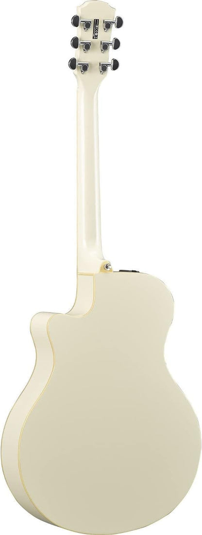 Yamaha APX600 Thinline Cutaway Acoustic/Electric, Vintage White