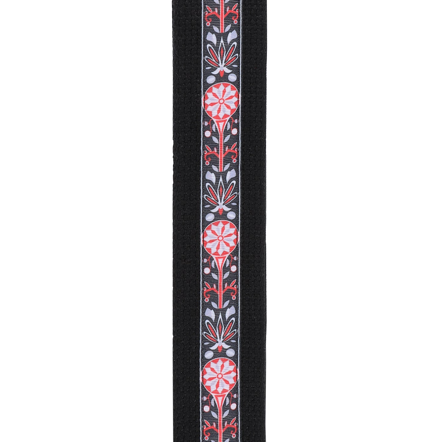 Deluxe Cotton Guitar Strap, Black, 50CT00-DX