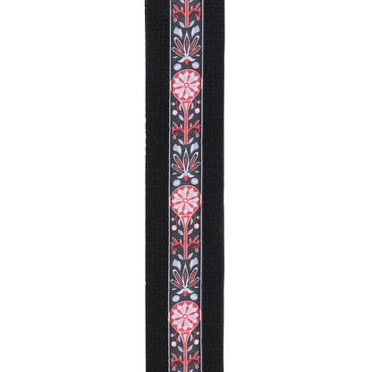Deluxe Cotton Guitar Strap, Black, 50CT00-DX