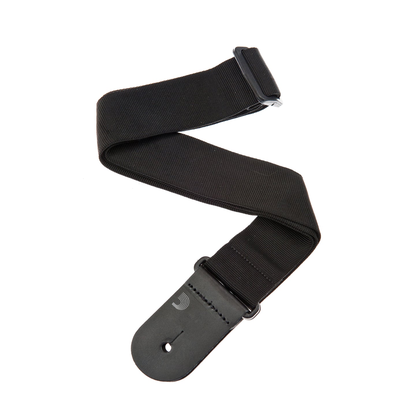D'Addario Woven Guitar Strap, Black Tube, 50F05