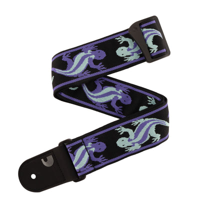 D'Addario 50PW02 Vintage Planet Waves Lizards, Green/Blue
