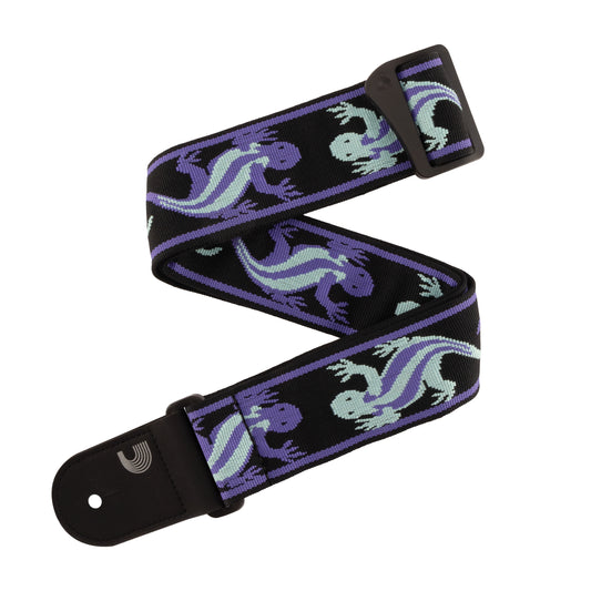 D'Addario 50PW02 Vintage Planet Waves Lizards, Green/Blue