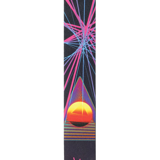 D'Addario Outrun Polyester Guitar Strap, Neon Stars, 50RUN80