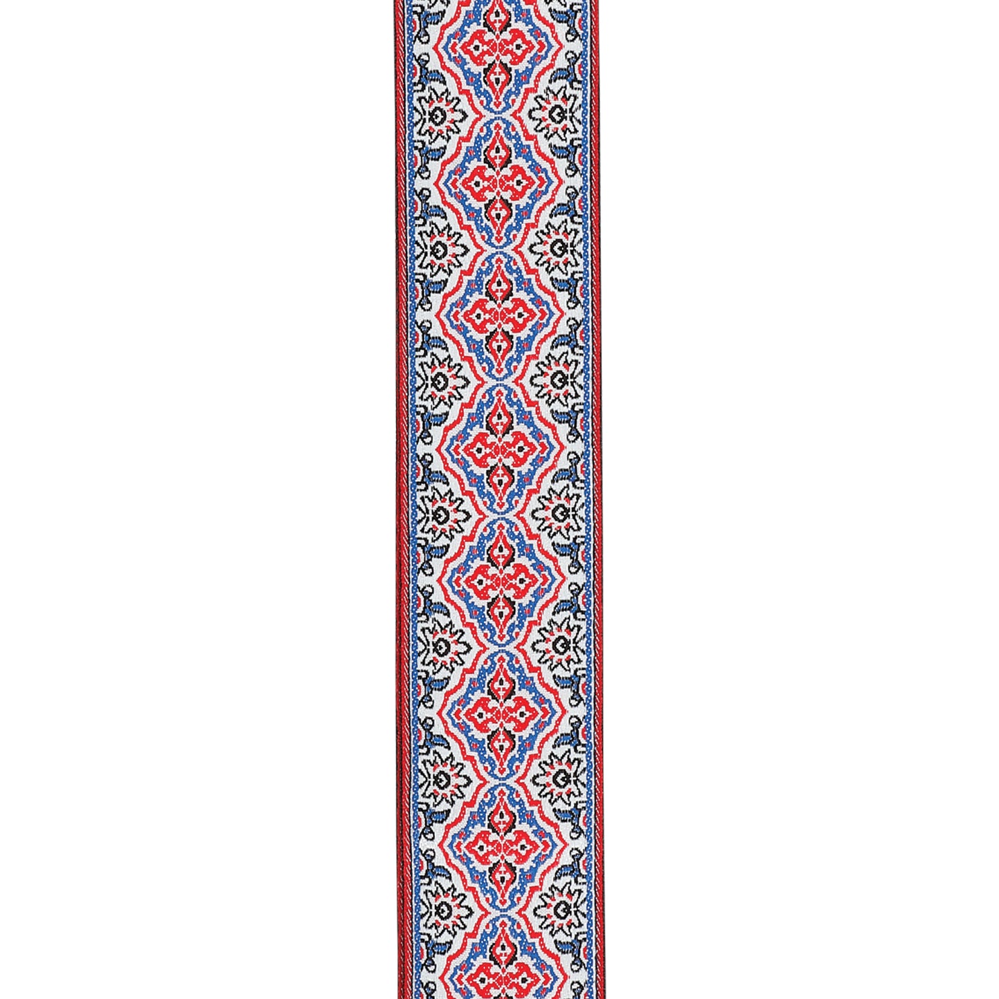 D'Addario Eco Persian Woven Guitar Strap, White, 50RW07