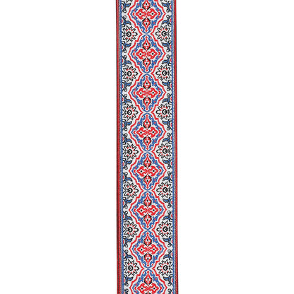 D'Addario Eco Persian Woven Guitar Strap, White, 50RW07