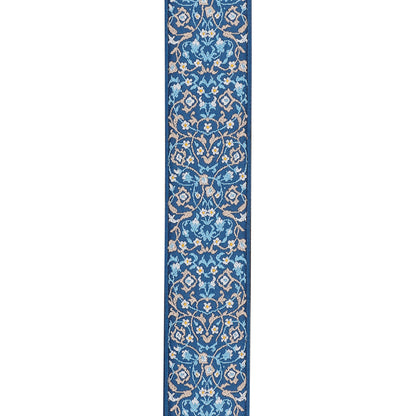 D'Addario Eco Persian Woven Guitar Strap, Blue, 50RW08