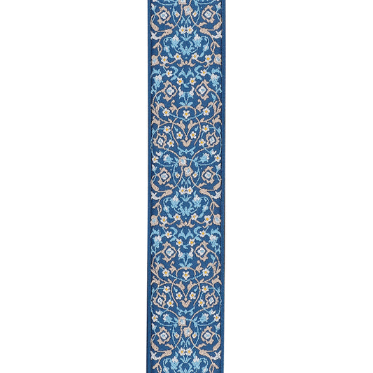 D'Addario Eco Persian Woven Guitar Strap, Blue, 50RW08