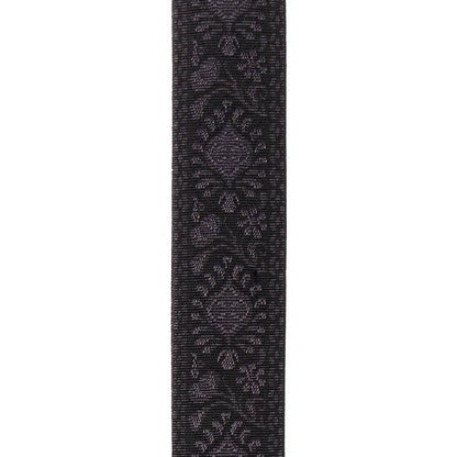 D'Addario Woven Guitar Strap, Monterey Black Tubular, 50TB01