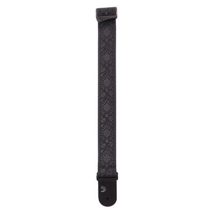 D'Addario Woven Guitar Strap, Monterey Black Tubular, 50TB01