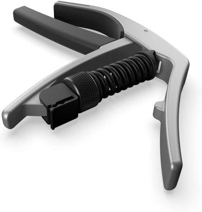 D'Addario PW-CP-10S NS Artist Capo, Silver Finish