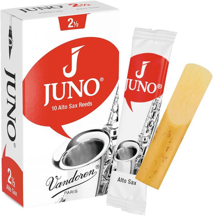 Vandoren Alto Sax JUNO Reeds; Strength #2.5.5; Box of 10