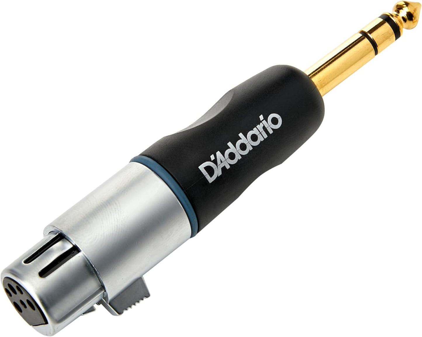 D'Addario 1/4 Inch Male Balanced to XLR Female Adaptor