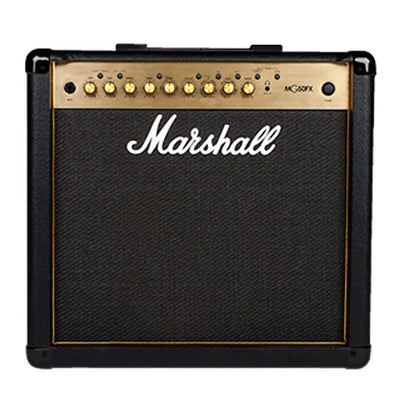 Marshall 50 Watt 1x12 combo w/ 4 programmable channels, FX, MP3 input - two-way footswitch included