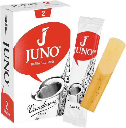 Vandoren Alto Sax JUNO Reeds; Strength #2; Box of 10